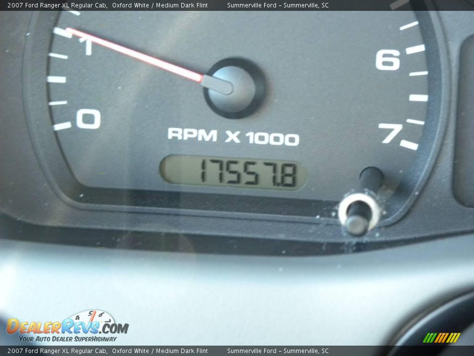 2007 Ford Ranger XL Regular Cab Oxford White / Medium Dark Flint Photo #16