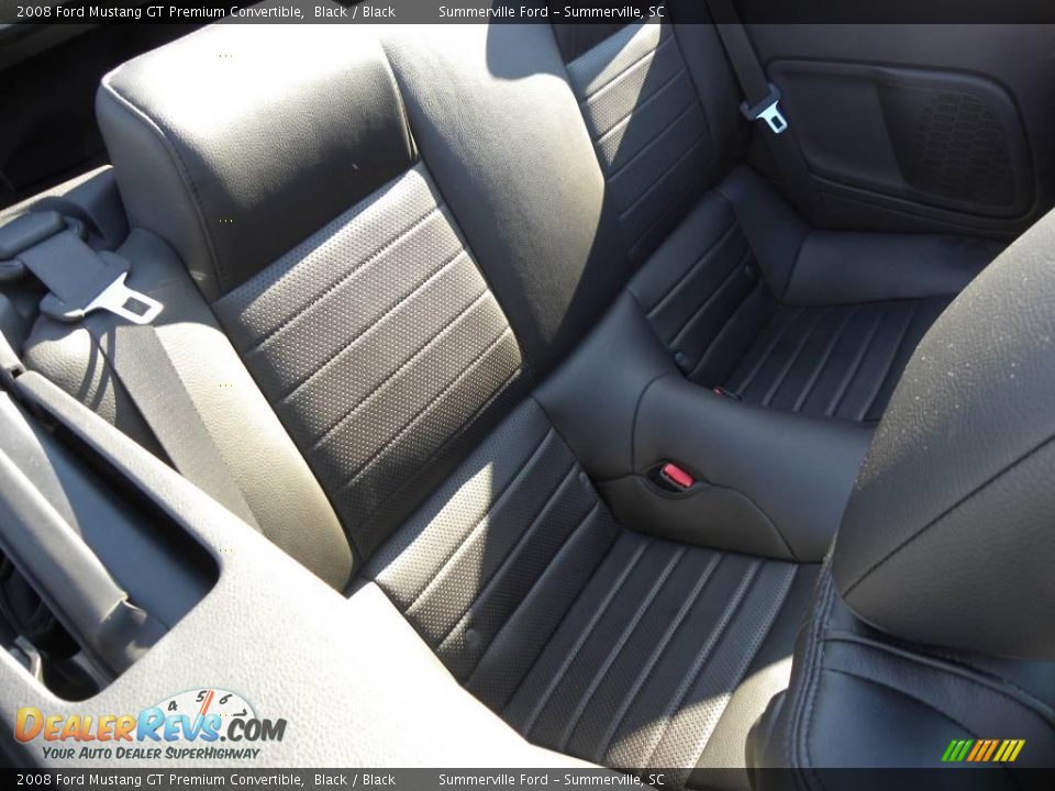 2008 Ford Mustang GT Premium Convertible Black / Black Photo #8