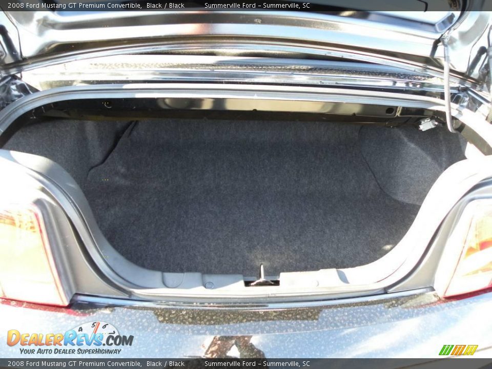 2008 Ford Mustang GT Premium Convertible Black / Black Photo #11
