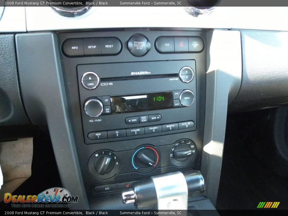 2008 Ford Mustang GT Premium Convertible Black / Black Photo #18