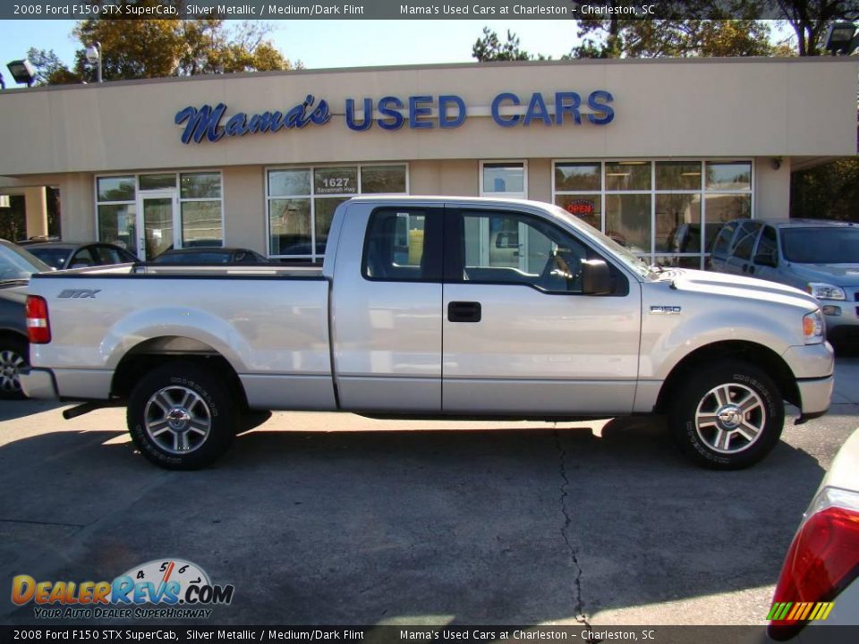 2008 Ford F150 STX SuperCab Silver Metallic / Medium/Dark Flint Photo #1