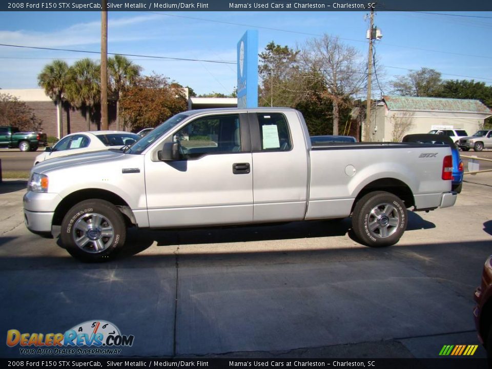2008 Ford F150 STX SuperCab Silver Metallic / Medium/Dark Flint Photo #5