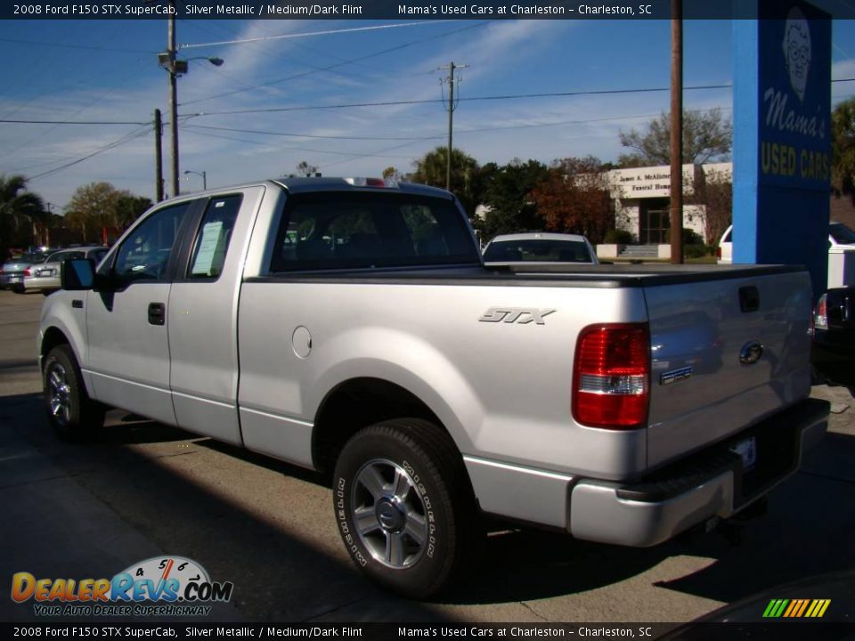 2008 Ford F150 STX SuperCab Silver Metallic / Medium/Dark Flint Photo #6