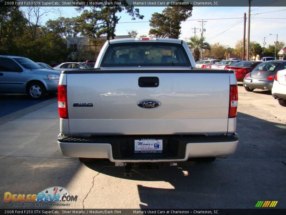 2008 Ford F150 STX SuperCab Silver Metallic / Medium/Dark Flint Photo #7
