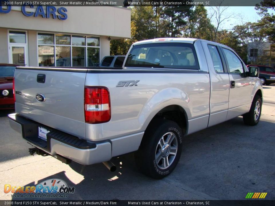 2008 Ford F150 STX SuperCab Silver Metallic / Medium/Dark Flint Photo #8