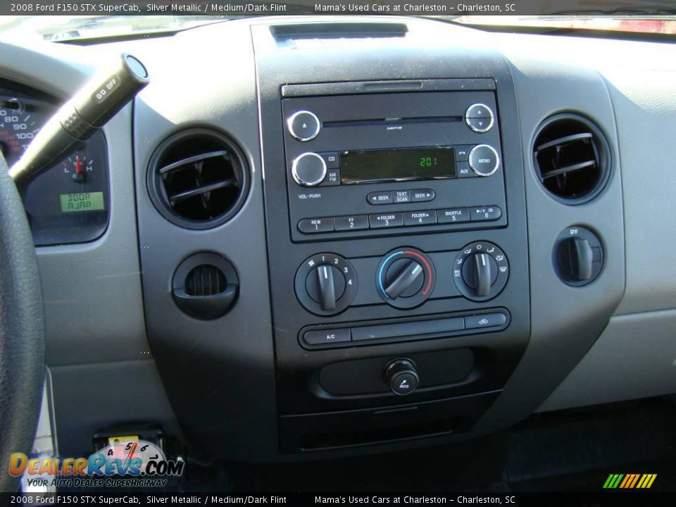 2008 Ford F150 STX SuperCab Silver Metallic / Medium/Dark Flint Photo #12