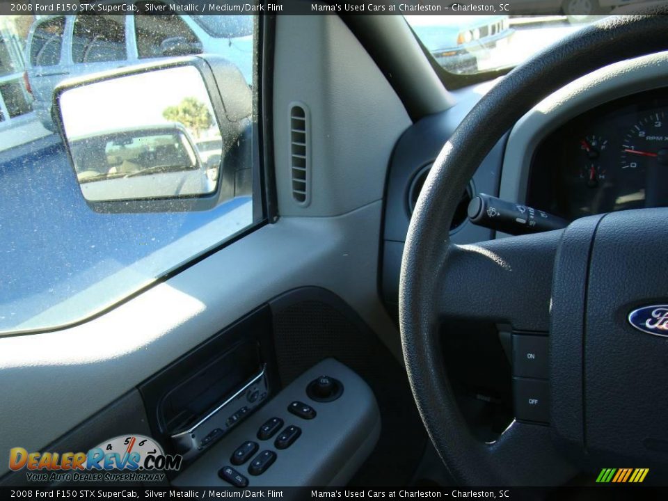 2008 Ford F150 STX SuperCab Silver Metallic / Medium/Dark Flint Photo #13