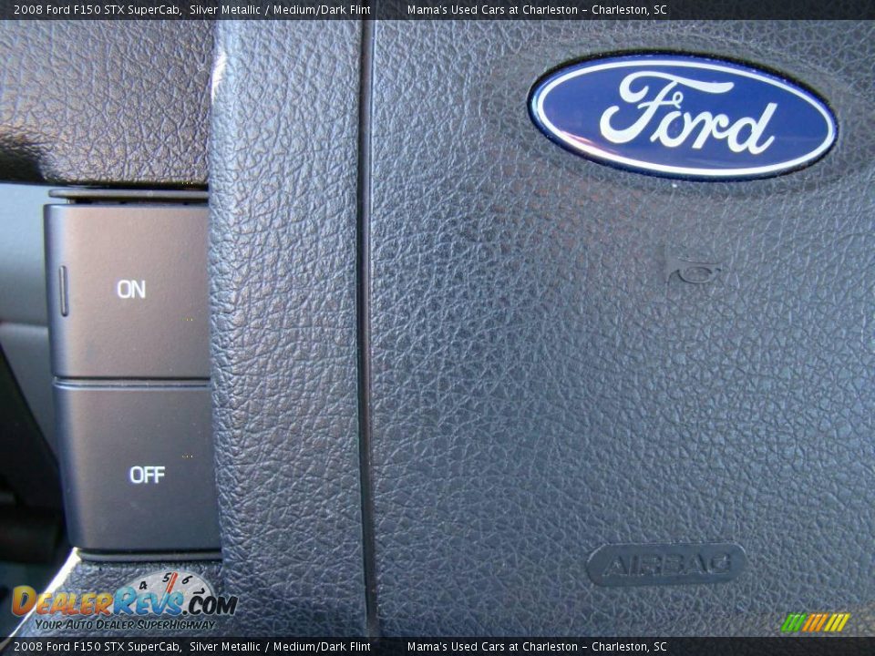 2008 Ford F150 STX SuperCab Silver Metallic / Medium/Dark Flint Photo #17