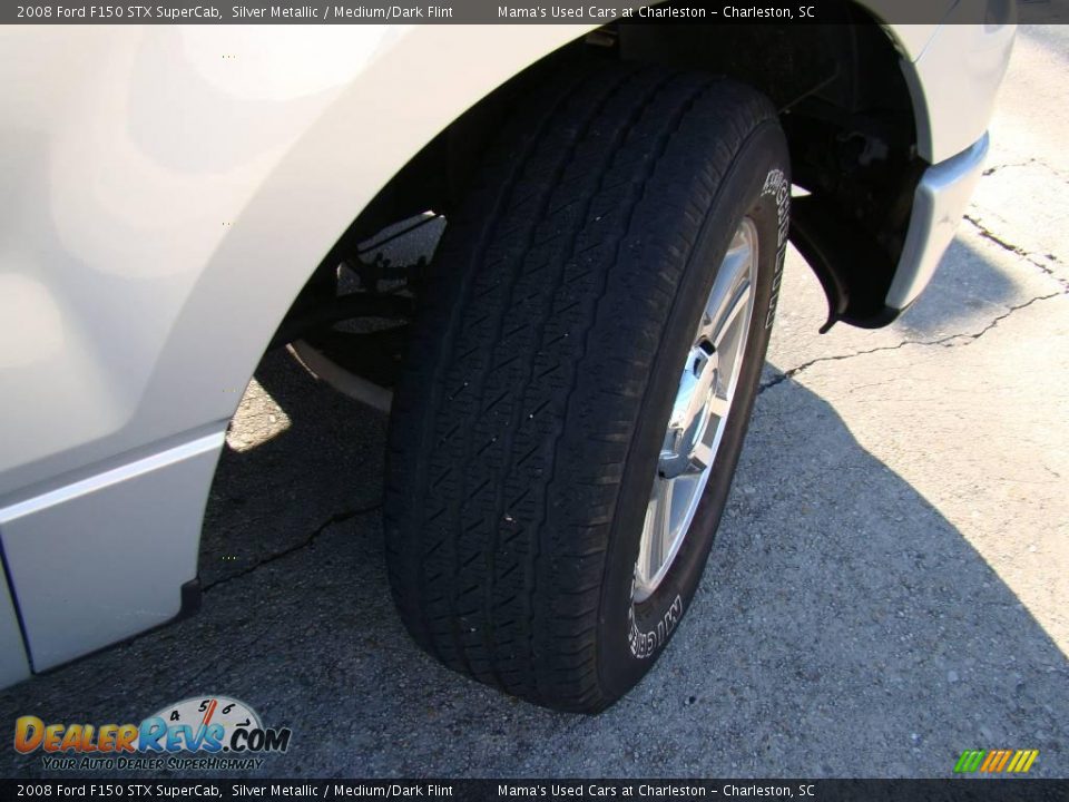 2008 Ford F150 STX SuperCab Silver Metallic / Medium/Dark Flint Photo #20