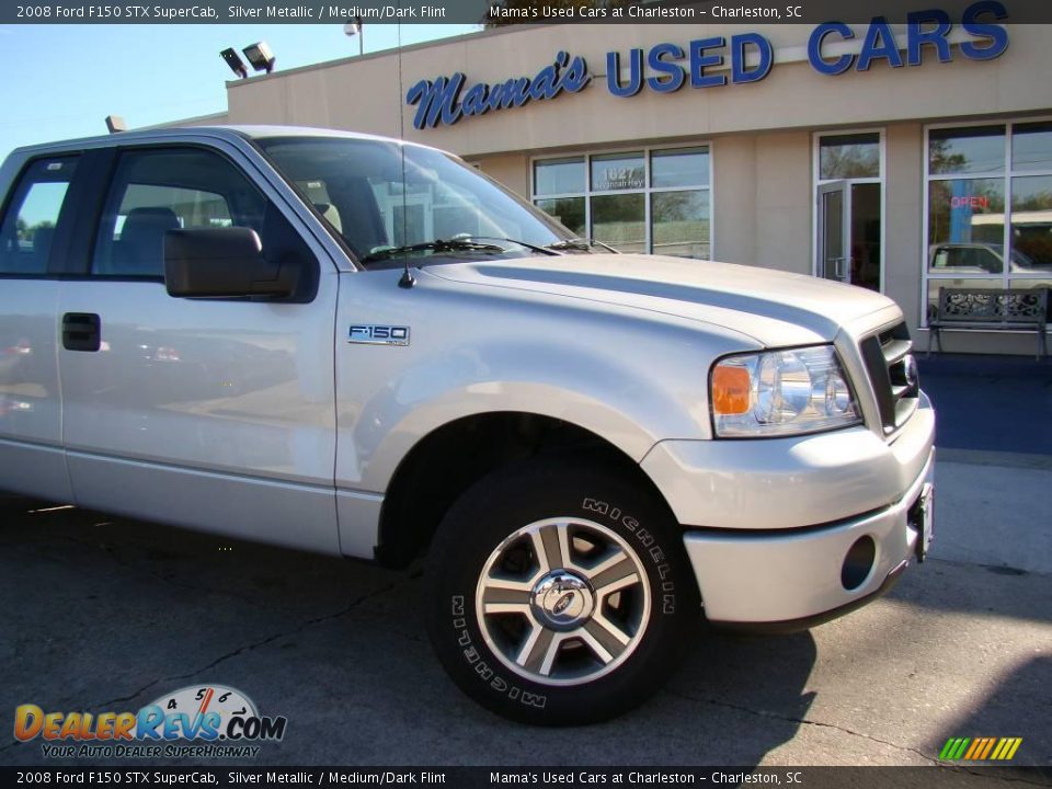 2008 Ford F150 STX SuperCab Silver Metallic / Medium/Dark Flint Photo #21