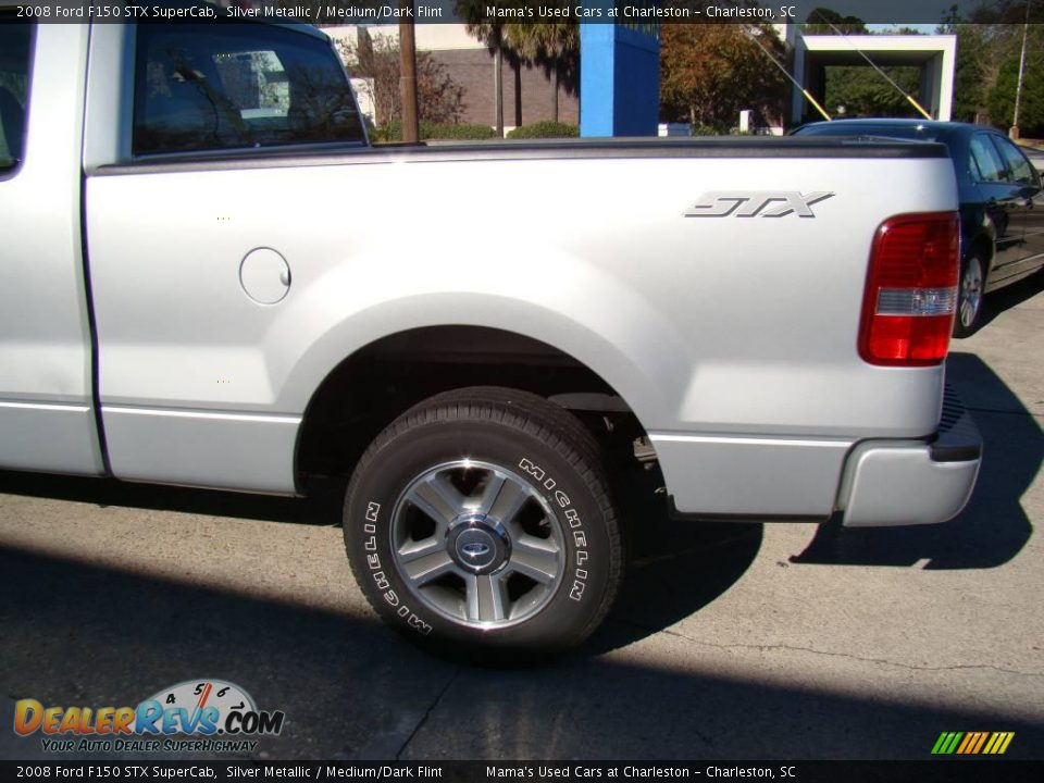 2008 Ford F150 STX SuperCab Silver Metallic / Medium/Dark Flint Photo #23