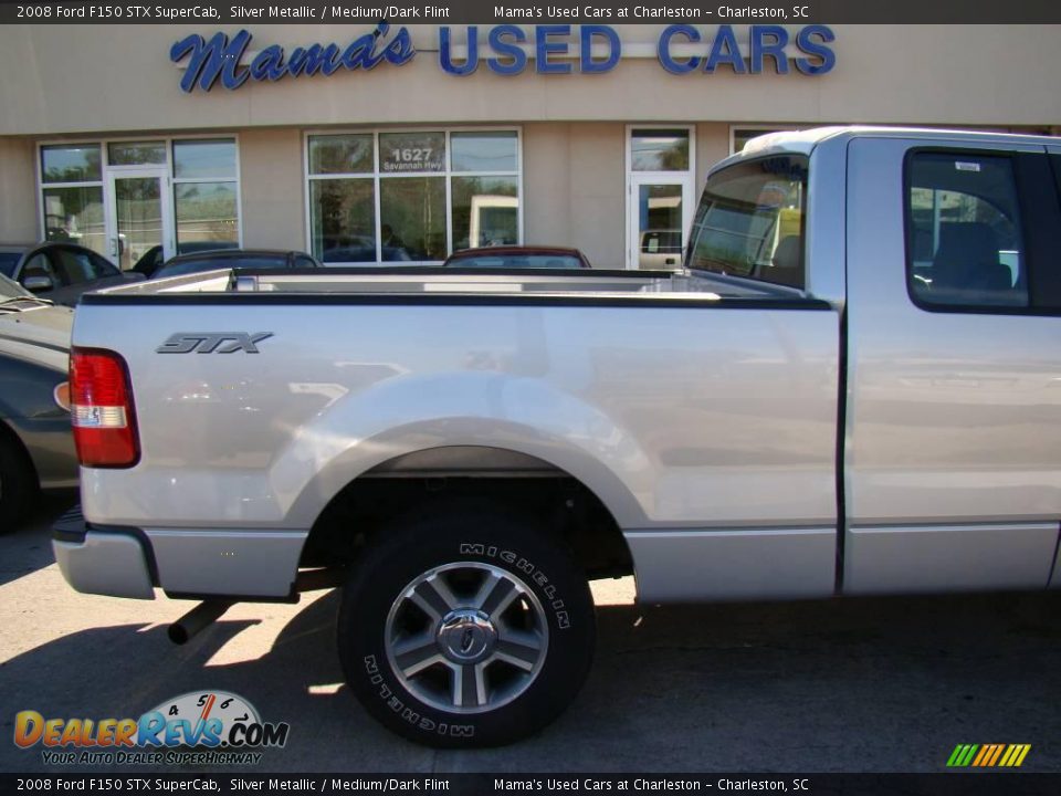 2008 Ford F150 STX SuperCab Silver Metallic / Medium/Dark Flint Photo #24