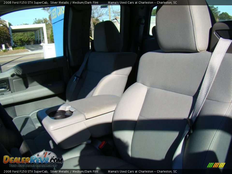2008 Ford F150 STX SuperCab Silver Metallic / Medium/Dark Flint Photo #27