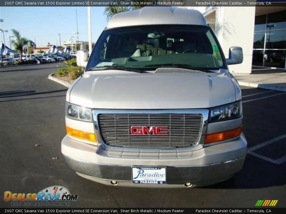 2007 GMC Savana Van 1500 Explorer Limited SE Conversion Van Silver Birch Metallic / Medium Pewter Photo #3