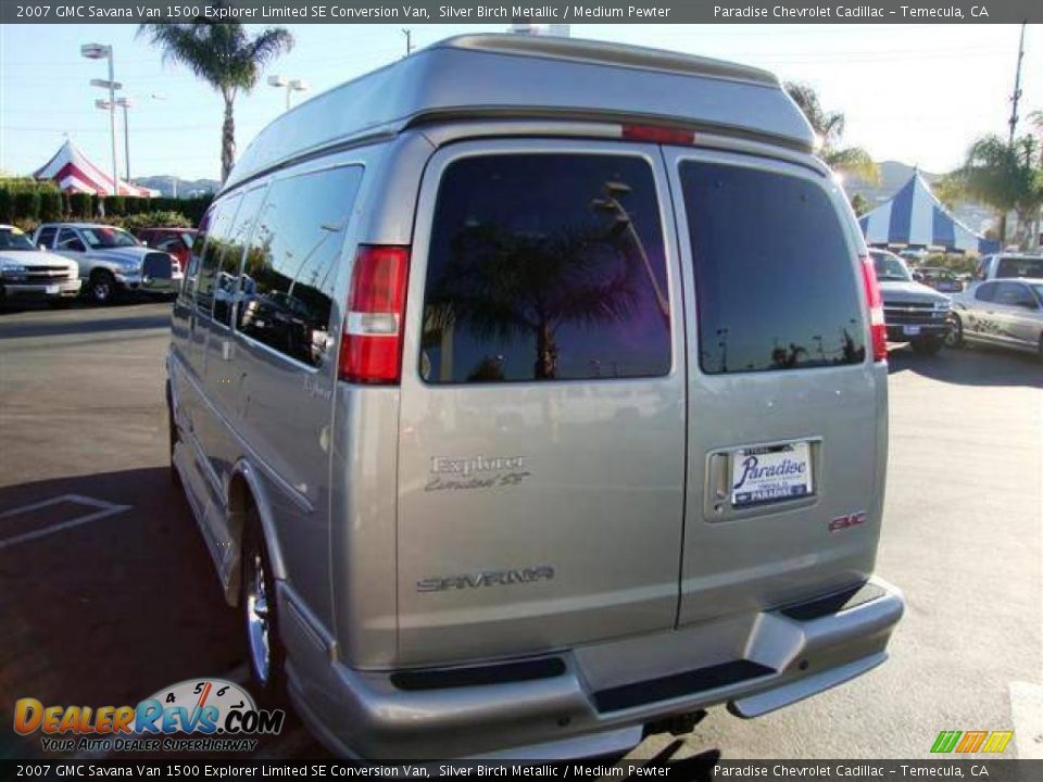 2007 GMC Savana Van 1500 Explorer Limited SE Conversion Van Silver Birch Metallic / Medium Pewter Photo #7