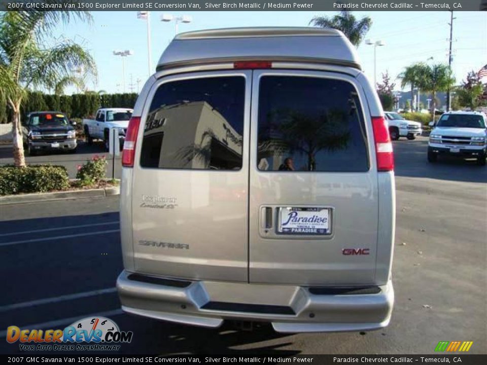 2007 GMC Savana Van 1500 Explorer Limited SE Conversion Van Silver Birch Metallic / Medium Pewter Photo #8