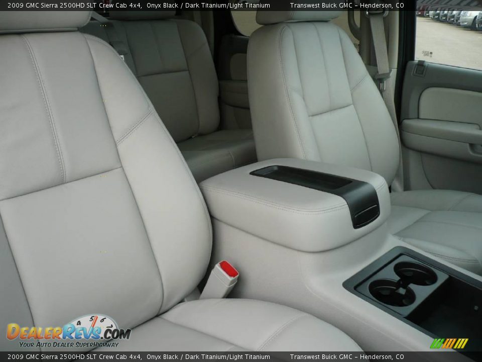 2009 GMC Sierra 2500HD SLT Crew Cab 4x4 Onyx Black / Dark Titanium/Light Titanium Photo #5