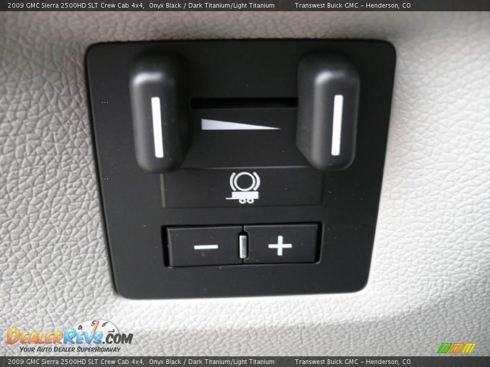 2009 GMC Sierra 2500HD SLT Crew Cab 4x4 Onyx Black / Dark Titanium/Light Titanium Photo #7