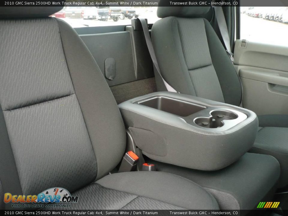 2010 GMC Sierra 2500HD Work Truck Regular Cab 4x4 Summit White / Dark Titanium Photo #5