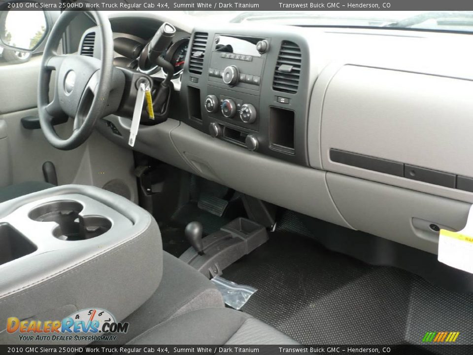 2010 GMC Sierra 2500HD Work Truck Regular Cab 4x4 Summit White / Dark Titanium Photo #6