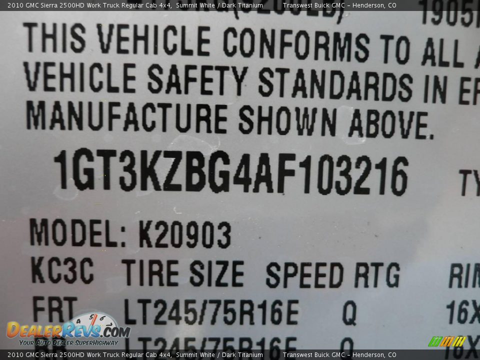 2010 GMC Sierra 2500HD Work Truck Regular Cab 4x4 Summit White / Dark Titanium Photo #10