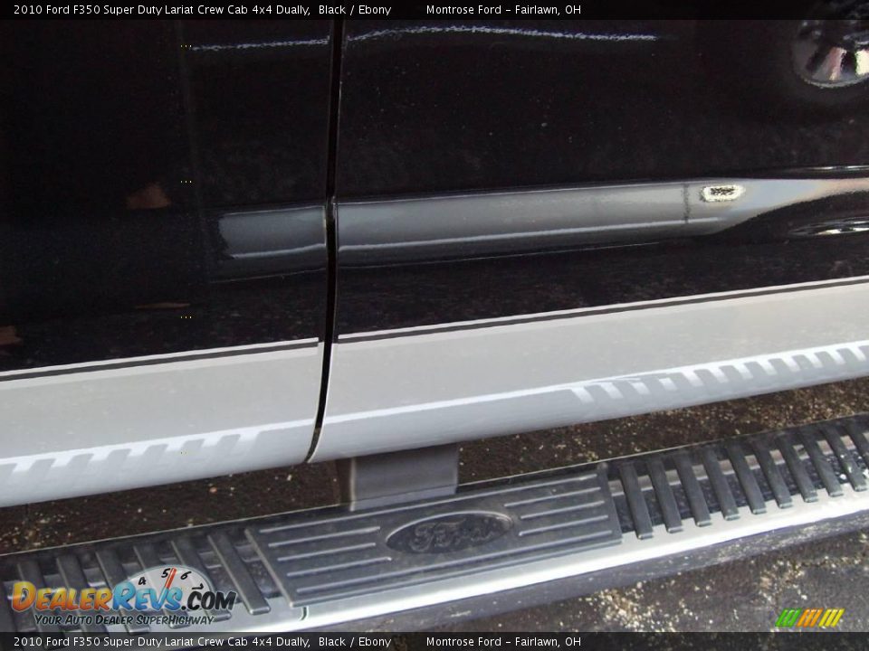 2010 Ford F350 Super Duty Lariat Crew Cab 4x4 Dually Black / Ebony Photo #9