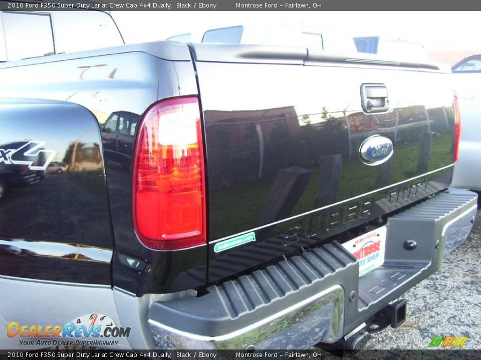 2010 Ford F350 Super Duty Lariat Crew Cab 4x4 Dually Black / Ebony Photo #11