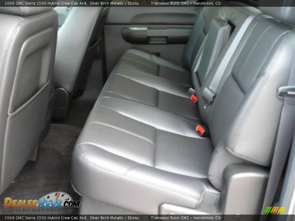 2009 GMC Sierra 1500 Hybrid Crew Cab 4x4 Silver Birch Metallic / Ebony Photo #10