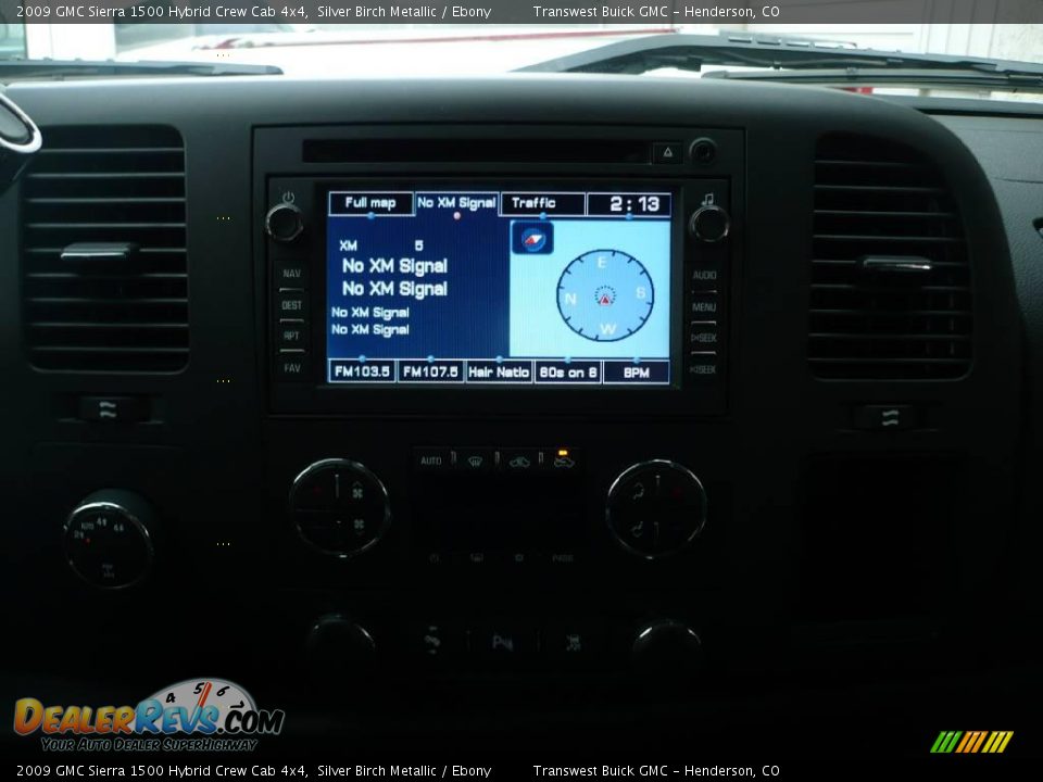 2009 GMC Sierra 1500 Hybrid Crew Cab 4x4 Silver Birch Metallic / Ebony Photo #19