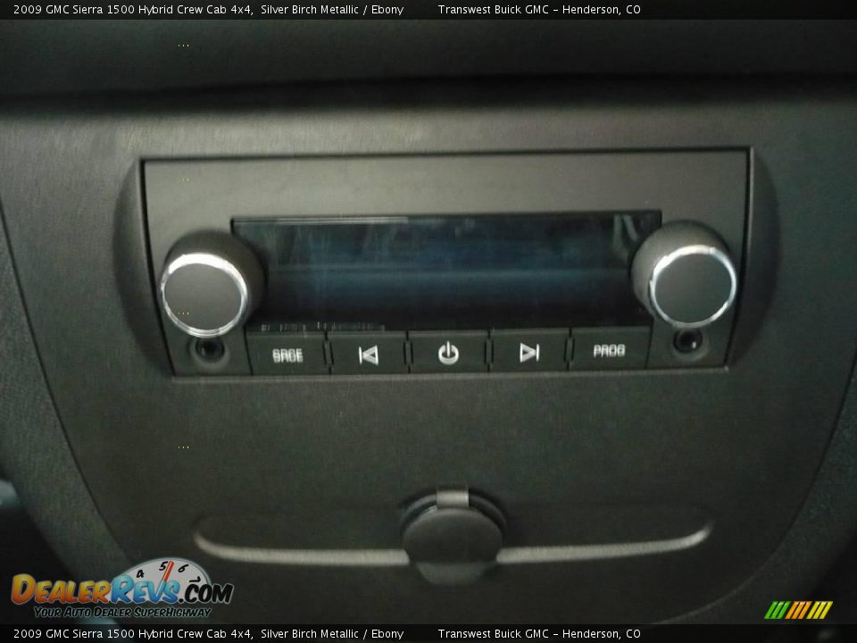 2009 GMC Sierra 1500 Hybrid Crew Cab 4x4 Silver Birch Metallic / Ebony Photo #21