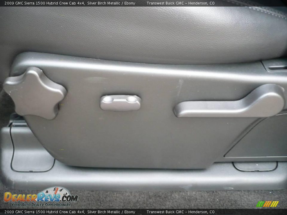 2009 GMC Sierra 1500 Hybrid Crew Cab 4x4 Silver Birch Metallic / Ebony Photo #23