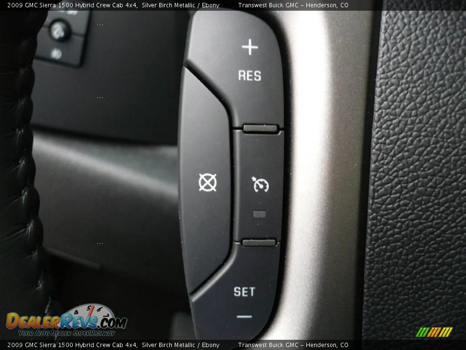 2009 GMC Sierra 1500 Hybrid Crew Cab 4x4 Silver Birch Metallic / Ebony Photo #25