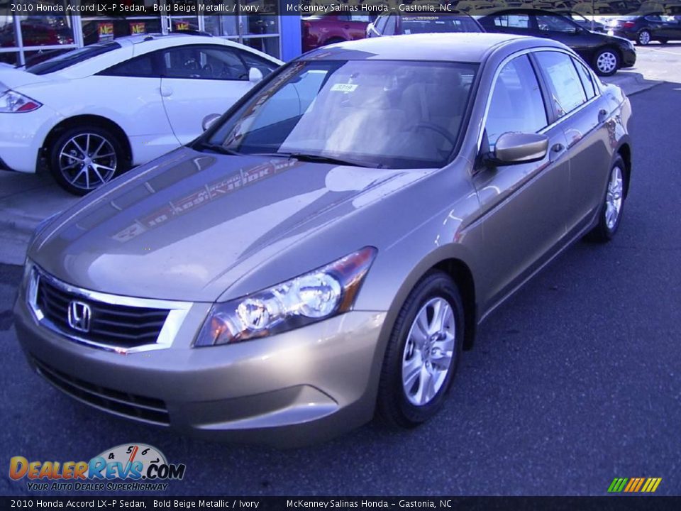 2010 Honda Accord LX-P Sedan Bold Beige Metallic / Ivory Photo #1