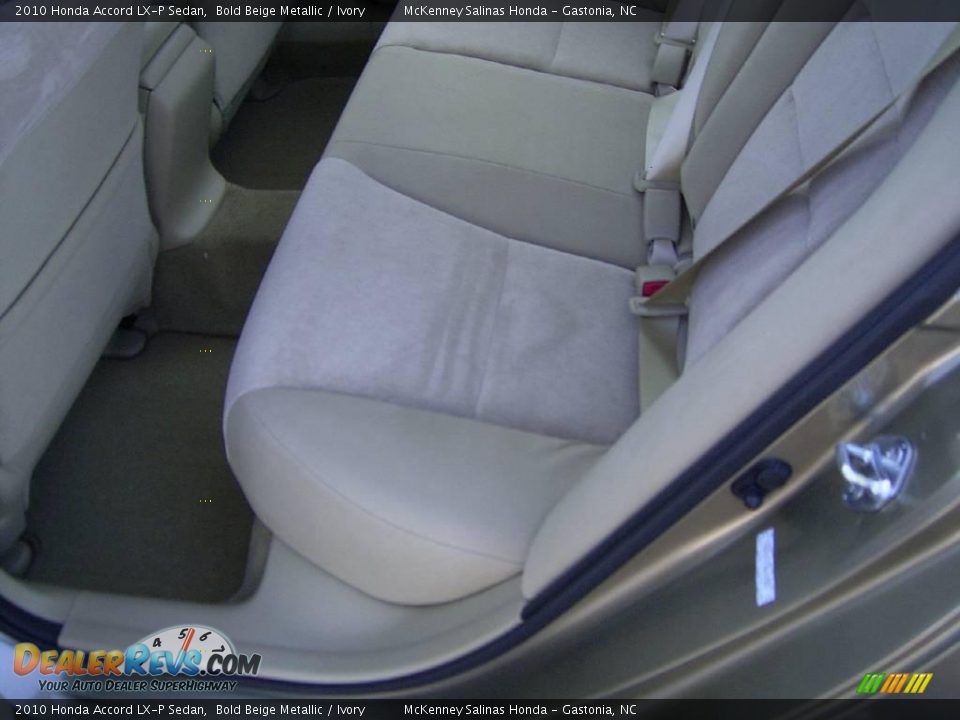 2010 Honda Accord LX-P Sedan Bold Beige Metallic / Ivory Photo #10