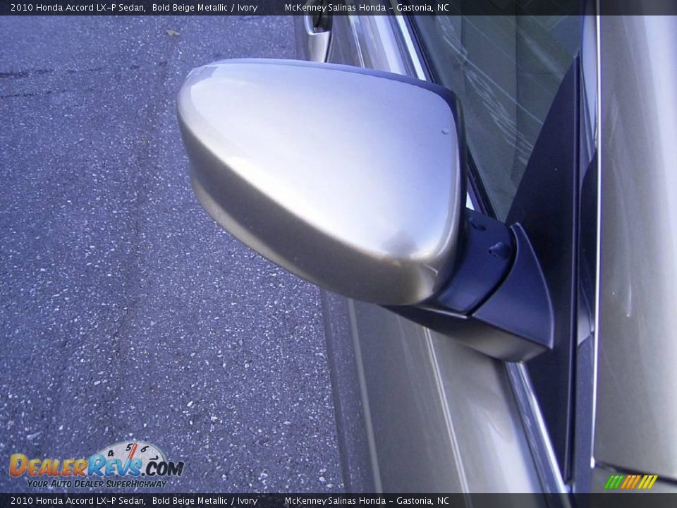 2010 Honda Accord LX-P Sedan Bold Beige Metallic / Ivory Photo #18