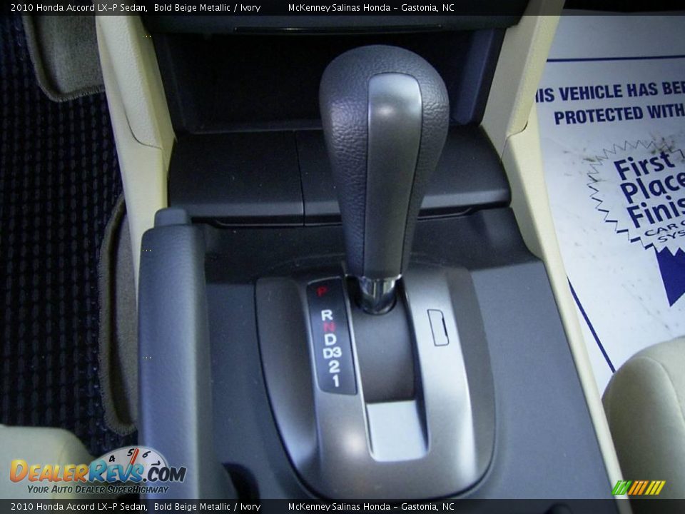 2010 Honda Accord LX-P Sedan Bold Beige Metallic / Ivory Photo #23