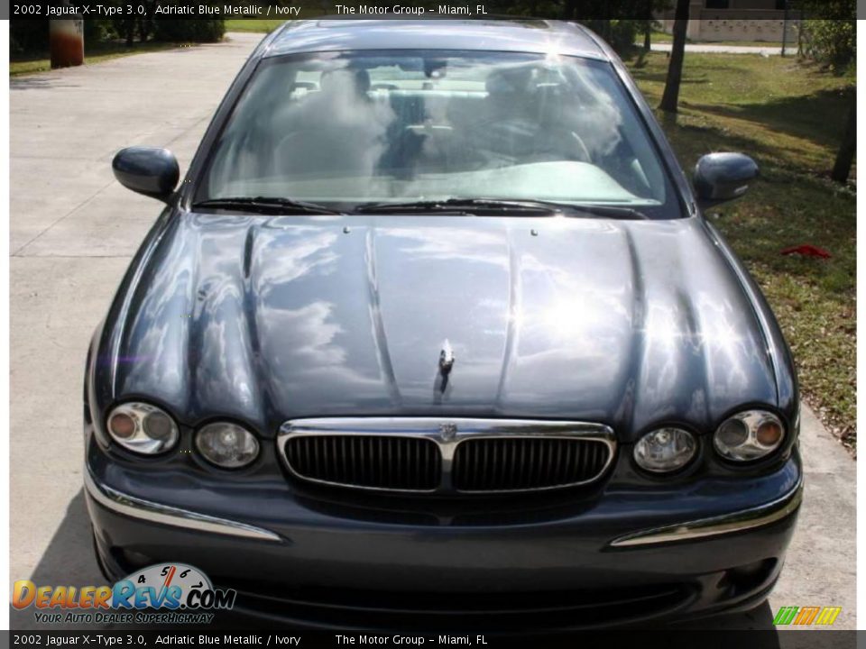 2002 Jaguar X-Type 3.0 Adriatic Blue Metallic / Ivory Photo #10