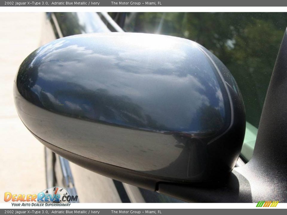 2002 Jaguar X-Type 3.0 Adriatic Blue Metallic / Ivory Photo #15