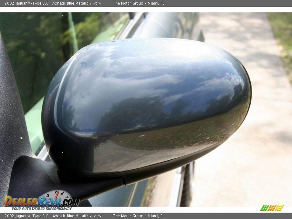 2002 Jaguar X-Type 3.0 Adriatic Blue Metallic / Ivory Photo #16