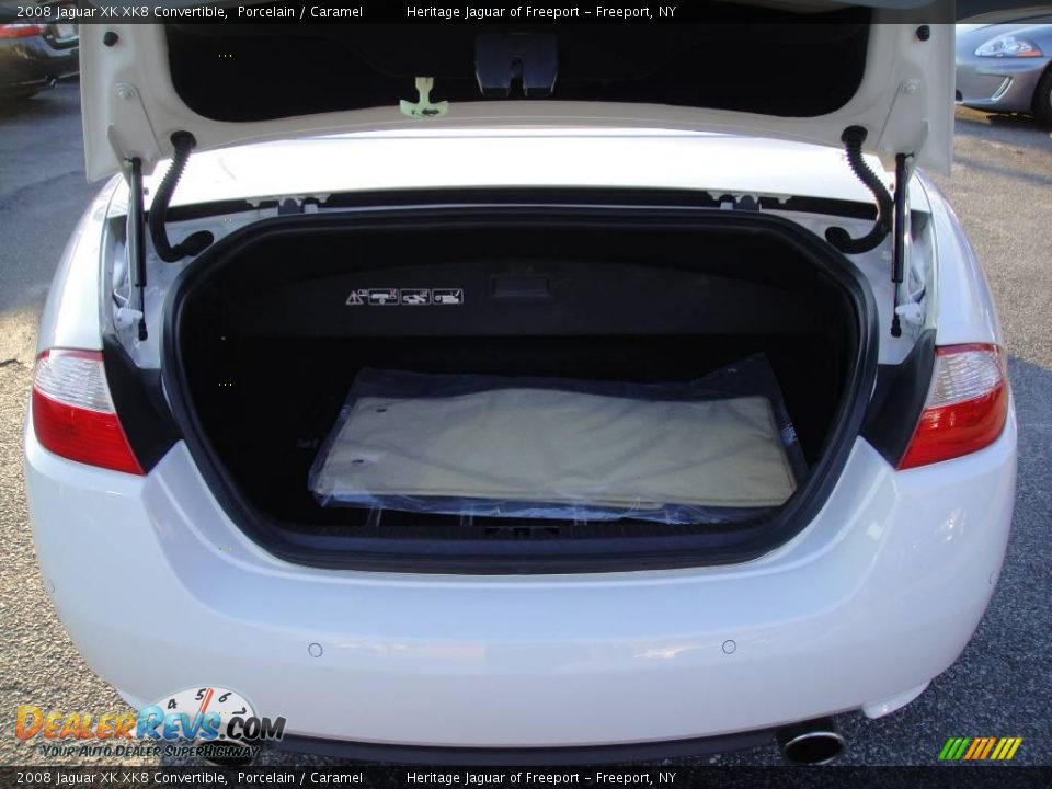 2008 Jaguar XK XK8 Convertible Porcelain / Caramel Photo #7