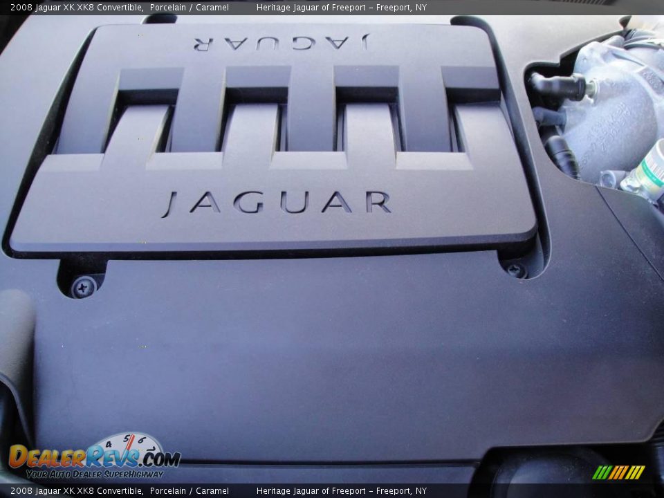 2008 Jaguar XK XK8 Convertible Porcelain / Caramel Photo #12