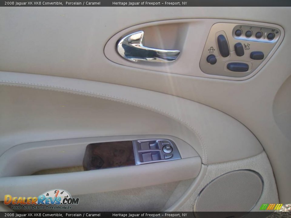 2008 Jaguar XK XK8 Convertible Porcelain / Caramel Photo #14