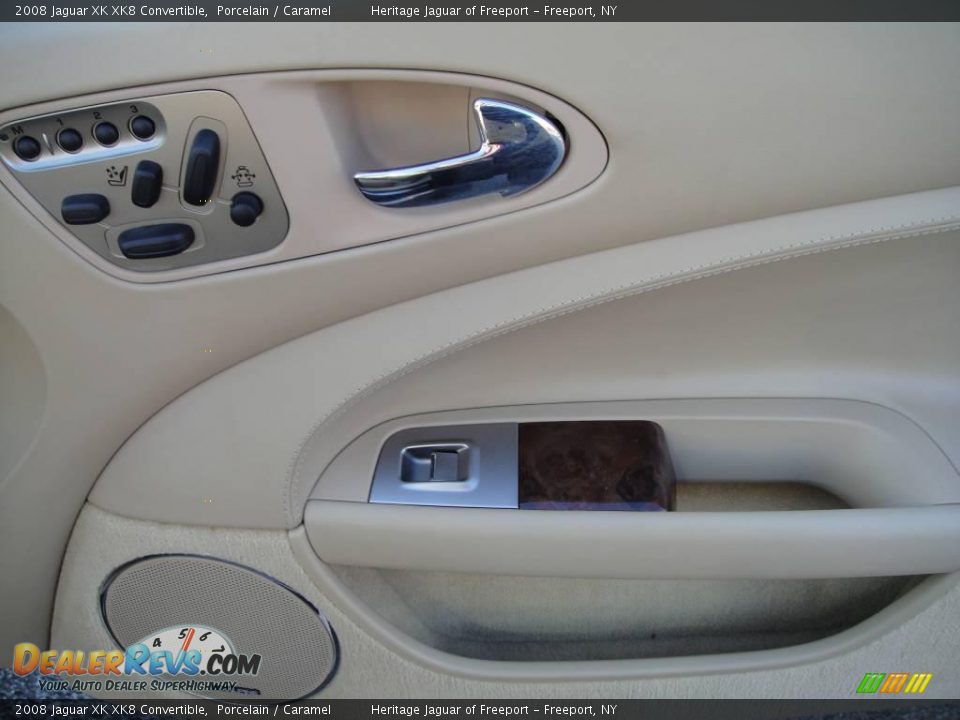 2008 Jaguar XK XK8 Convertible Porcelain / Caramel Photo #20