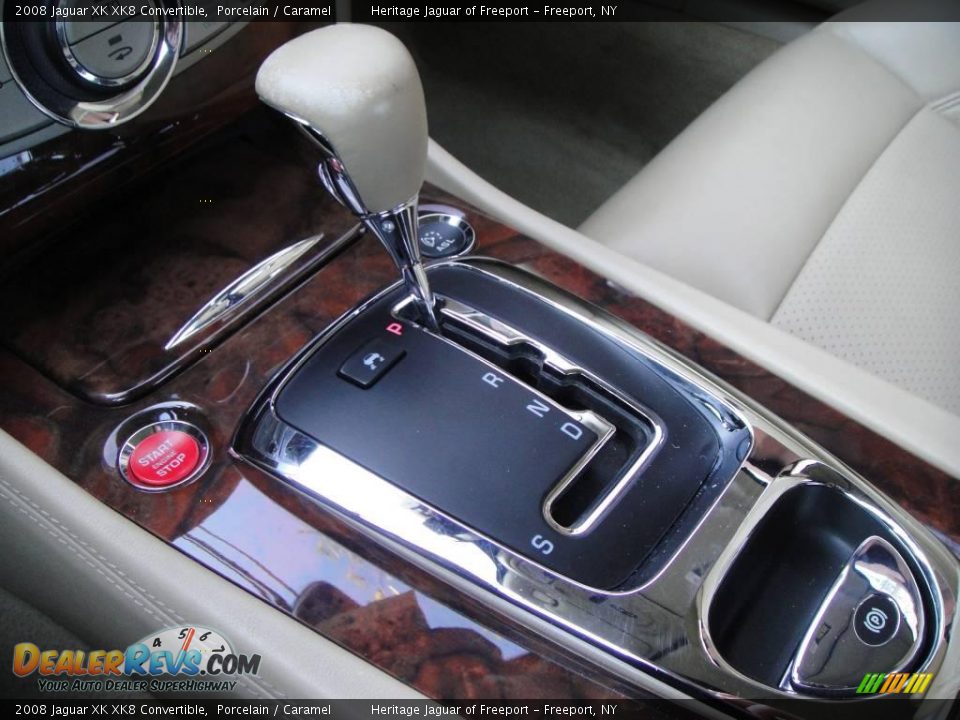 2008 Jaguar XK XK8 Convertible Porcelain / Caramel Photo #24