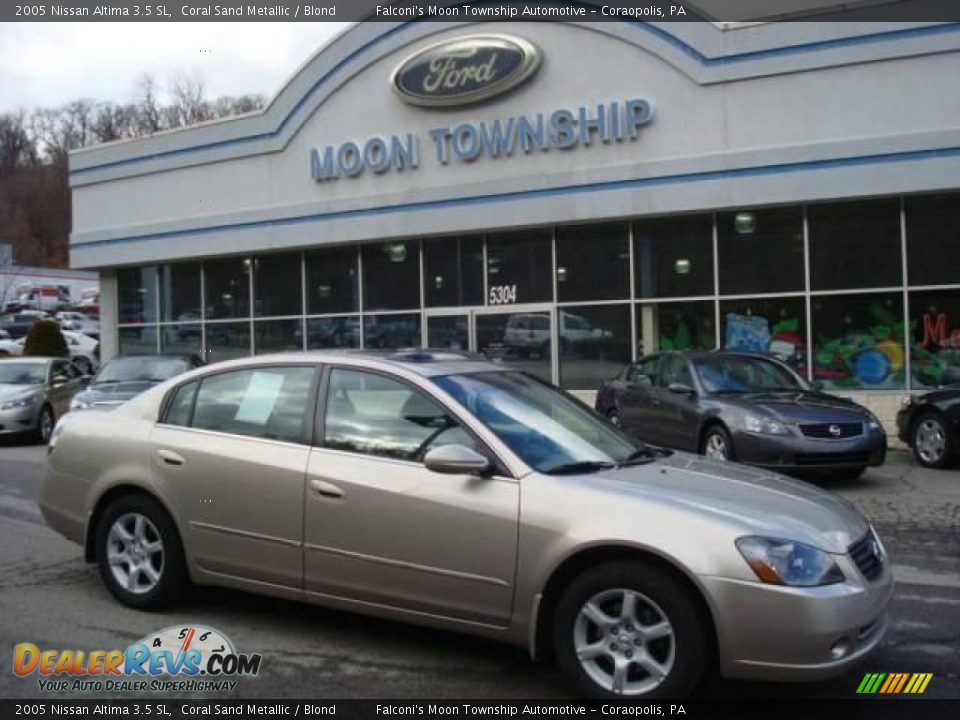 2005 Nissan Altima 3.5 SL Coral Sand Metallic / Blond Photo #1