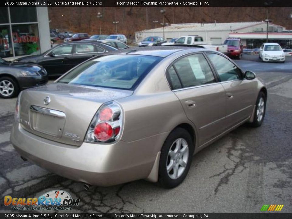 2005 Nissan Altima 3.5 SL Coral Sand Metallic / Blond Photo #2