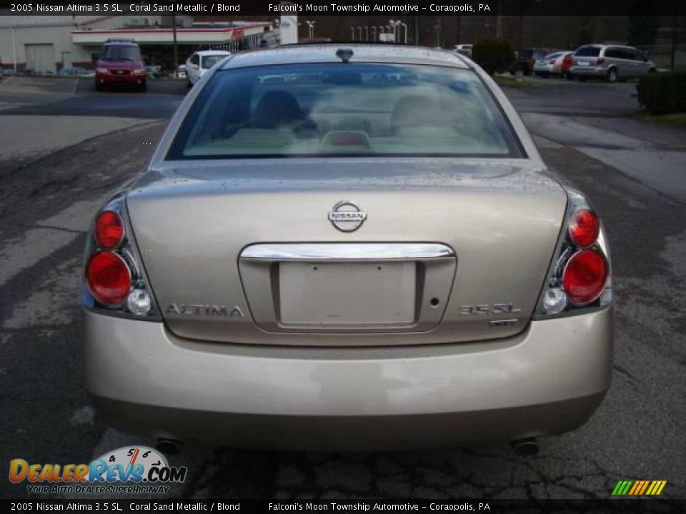 2005 Nissan Altima 3.5 SL Coral Sand Metallic / Blond Photo #3