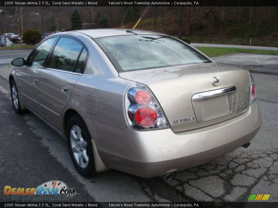 2005 Nissan Altima 3.5 SL Coral Sand Metallic / Blond Photo #4