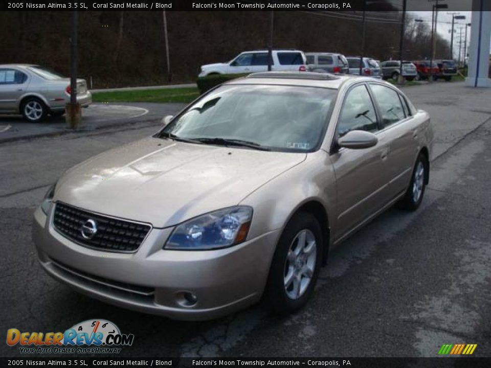 2005 Nissan Altima 3.5 SL Coral Sand Metallic / Blond Photo #5