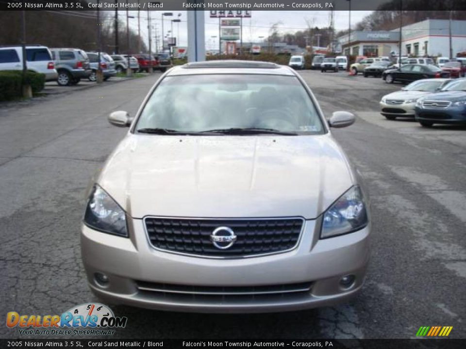 2005 Nissan Altima 3.5 SL Coral Sand Metallic / Blond Photo #6